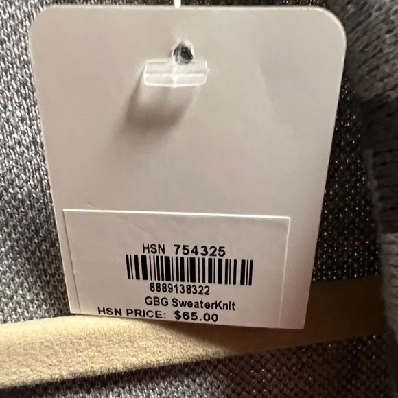 G by Giuliana Jacquard Sweater Knit Duster Cardigan Gray Leopard Size 1X NWOT - Picture 4 of 8